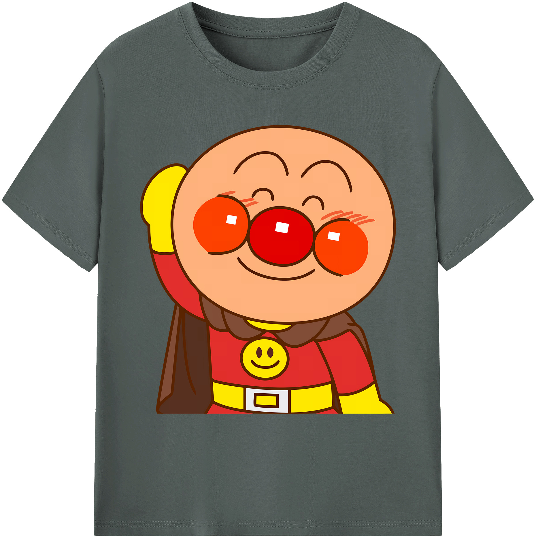 （画像用） アンパンマン Anpanman 綿100％ メンズ半袖Tシャツ｜肌触りやわらか＆通気性
